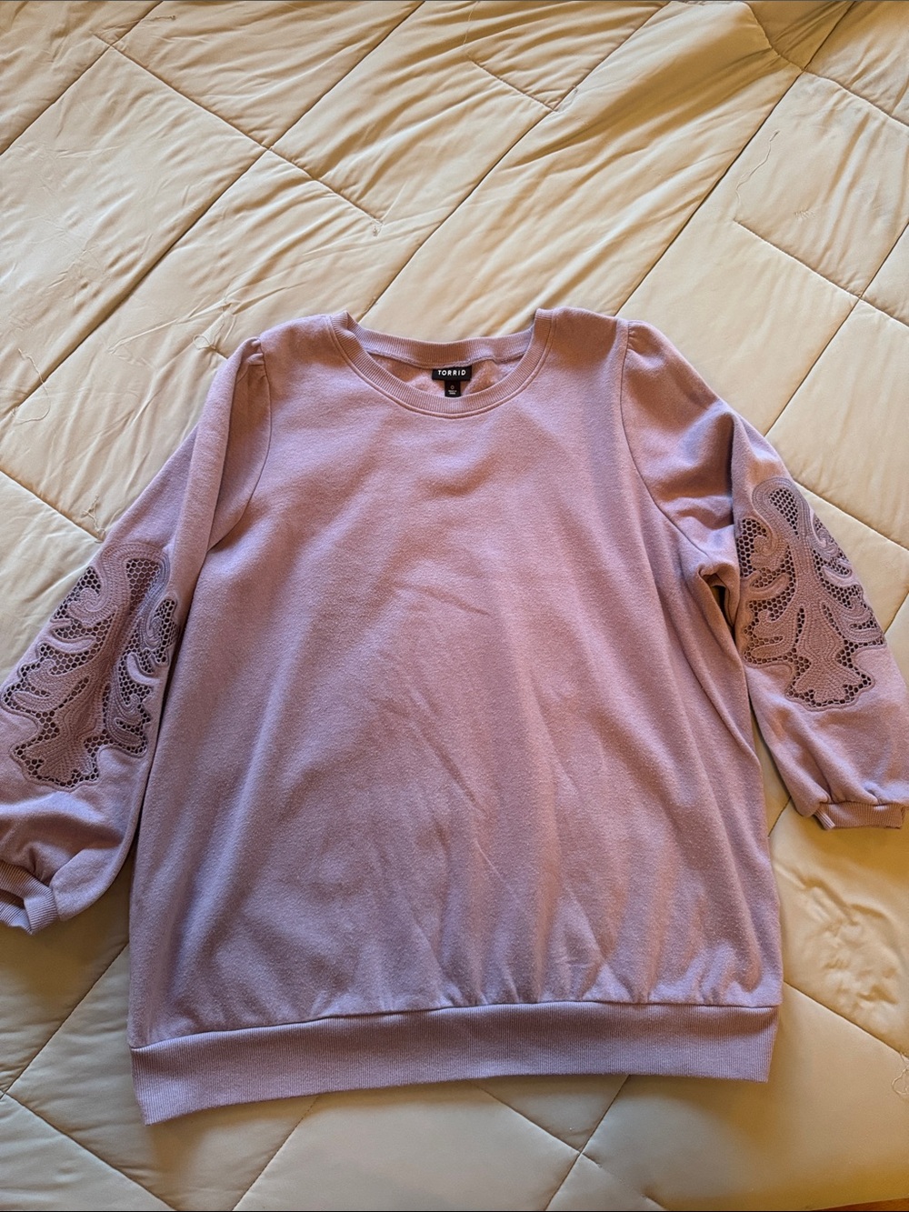 torrid Lilac Crewneck Pullover